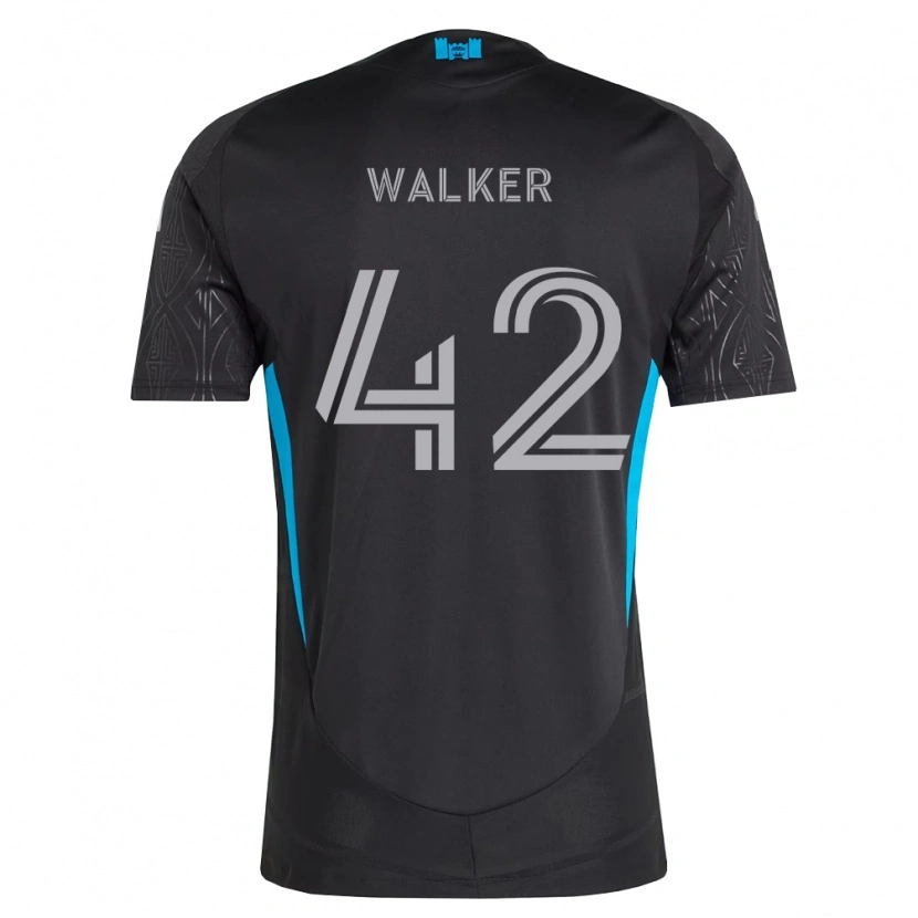 Danxen Herren Isaac Walker #42 Schwarz Weiß Himmelblau Auswärtstrikot Trikot 2026/27 T-Shirt Österreich