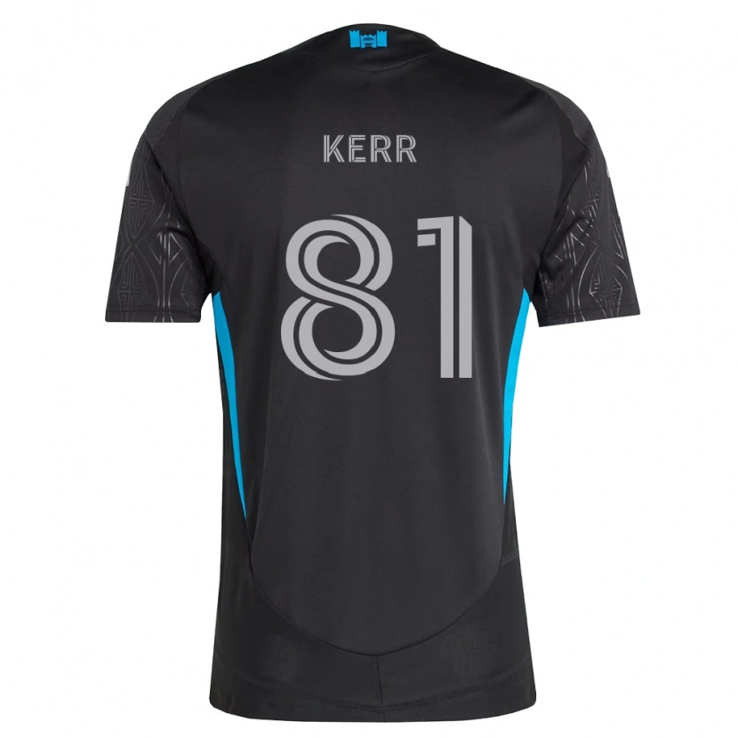 Danxen Herren Keegan Kerr #81 Schwarz Weiß Himmelblau Auswärtstrikot Trikot 2026/27 T-Shirt Österreich