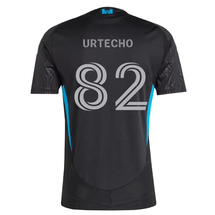 Danxen Herren Brendan Urtecho #82 Schwarz Weiß Himmelblau Auswärtstrikot Trikot 2026/27 T-Shirt Österreich
