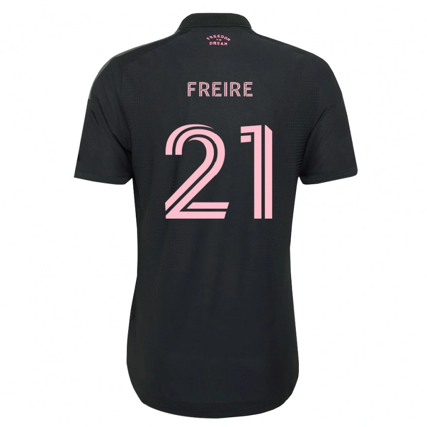 Danxen Herren Nicolas Freire #21 Pink Schwarz Weiß Auswärtstrikot Trikot 2026/27 T-Shirt Österreich
