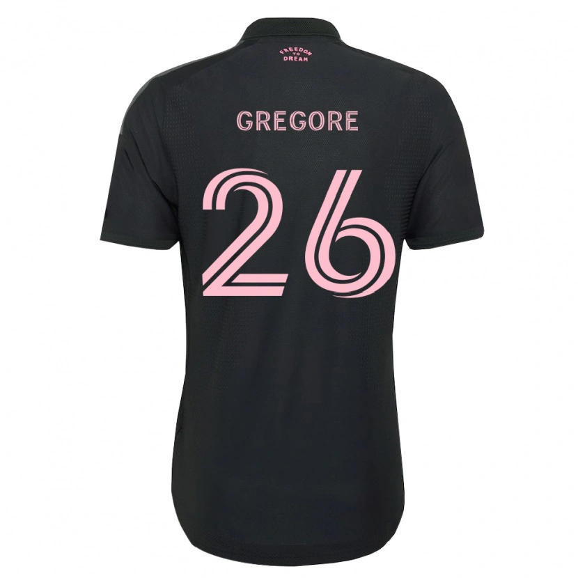 Danxen Herren Gregore #26 Pink Schwarz Weiß Auswärtstrikot Trikot 2026/27 T-Shirt Österreich