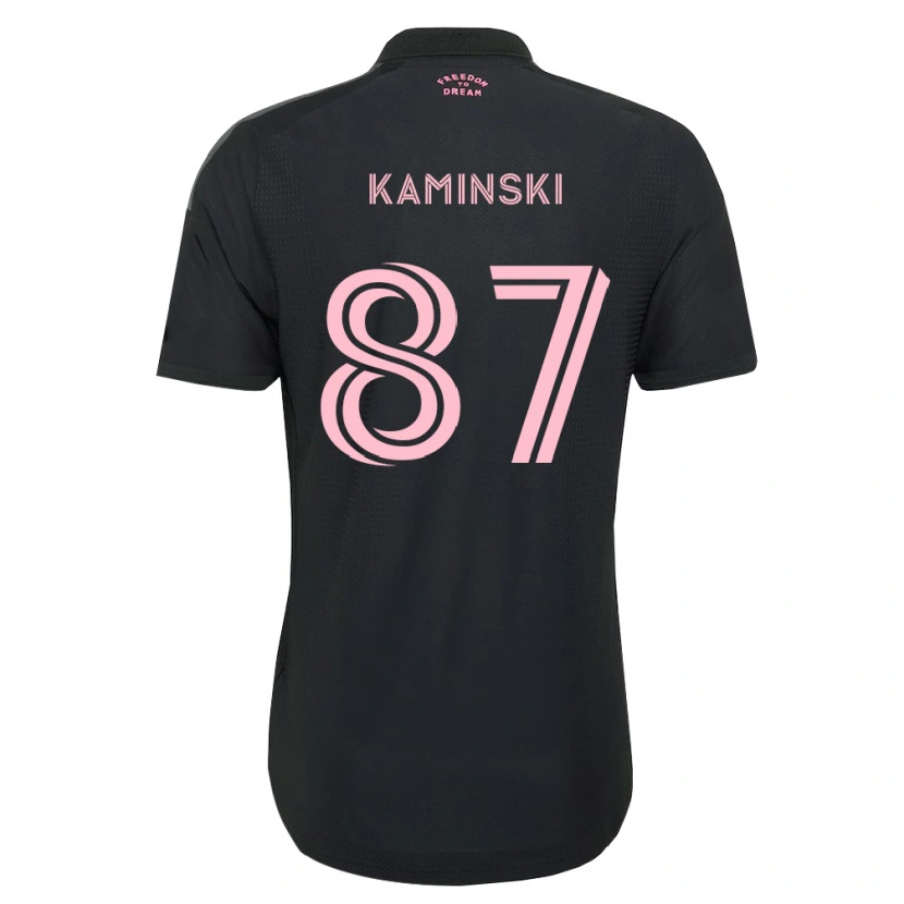 Danxen Herren Brett Kaminski #87 Pink Schwarz Weiß Auswärtstrikot Trikot 2026/27 T-Shirt Österreich