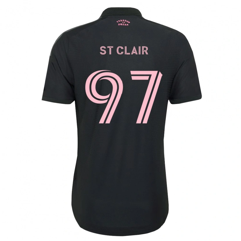 Danxen Herren Dayne St. Clair #97 Pink Schwarz Weiß Auswärtstrikot Trikot 2026/27 T-Shirt Österreich