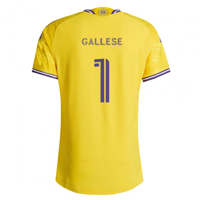 Danxen Herren Pedro Gallese #1 Gelb Violett Auswärtstrikot Trikot 2026/27 T-Shirt Österreich