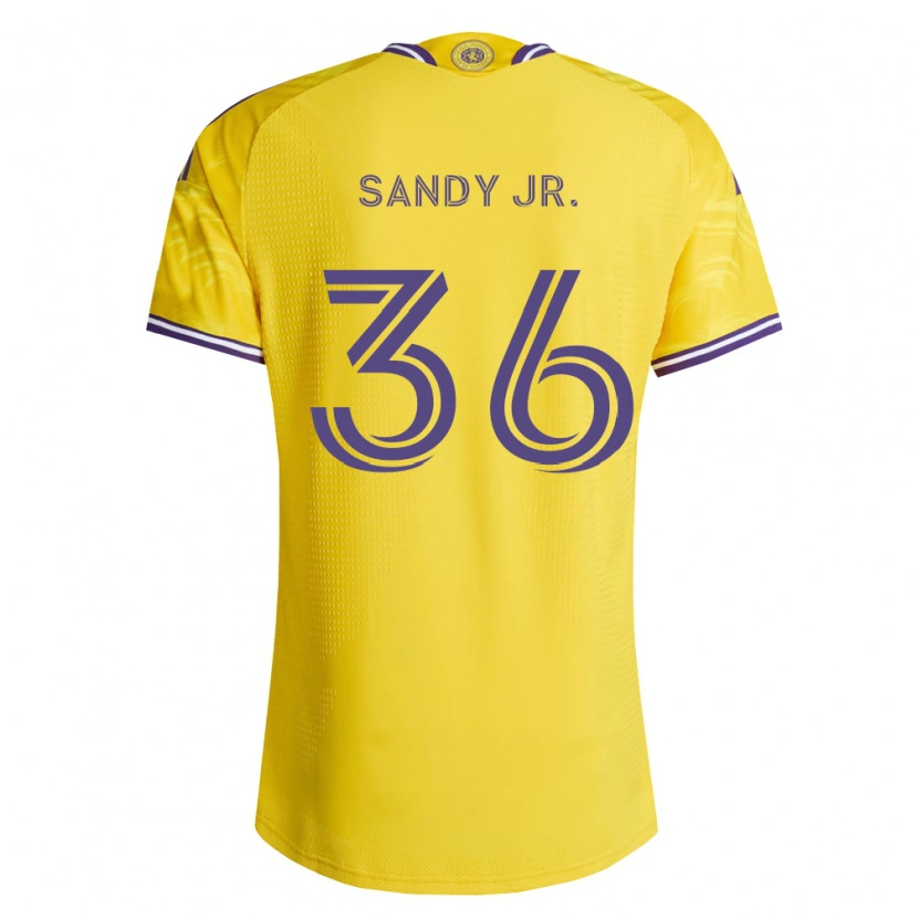 Danxen Herren Titus Sandy Jr. #36 Gelb Violett Auswärtstrikot Trikot 2026/27 T-Shirt Österreich