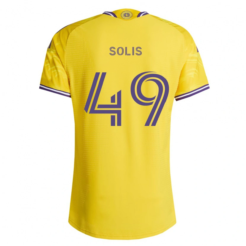 Danxen Herren Jhon Solís #49 Gelb Violett Auswärtstrikot Trikot 2026/27 T-Shirt Österreich