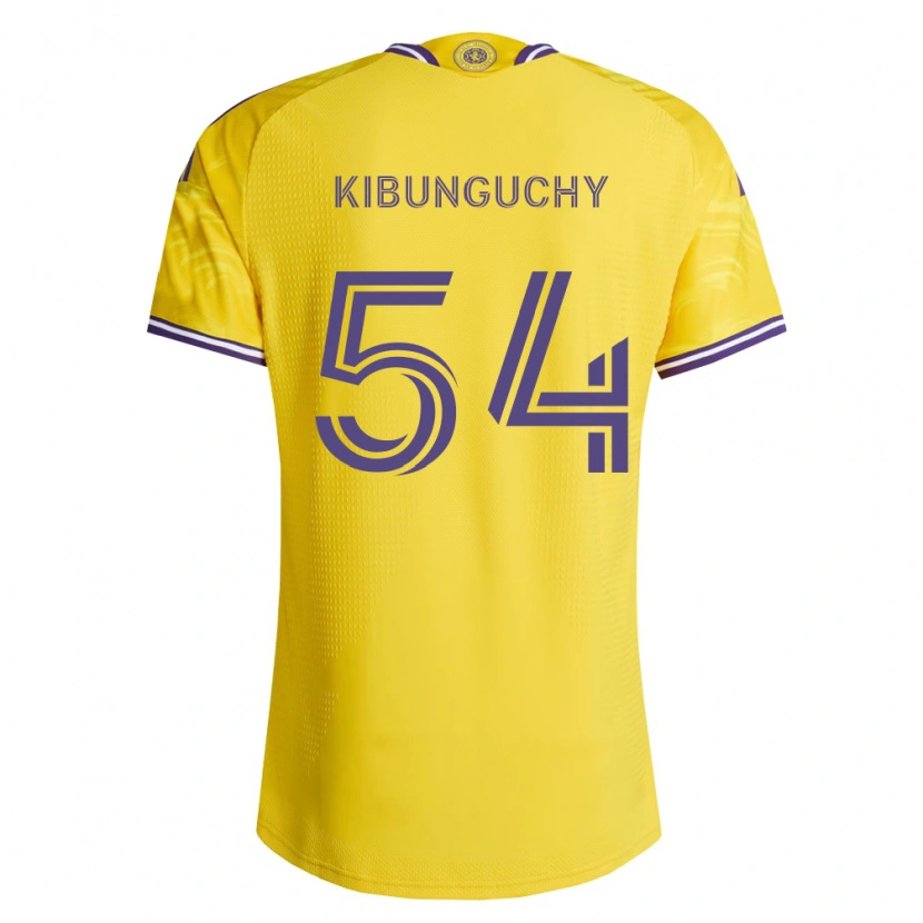 Danxen Herren Nabi Kibunguchy #54 Gelb Violett Auswärtstrikot Trikot 2026/27 T-Shirt Österreich