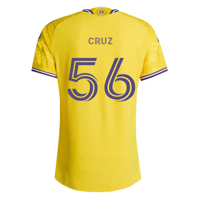 Danxen Herren Pedro Cruz #56 Gelb Violett Auswärtstrikot Trikot 2026/27 T-Shirt Österreich
