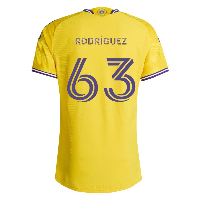 Danxen Herren Zinédine Rodríguez #63 Gelb Violett Auswärtstrikot Trikot 2026/27 T-Shirt Österreich