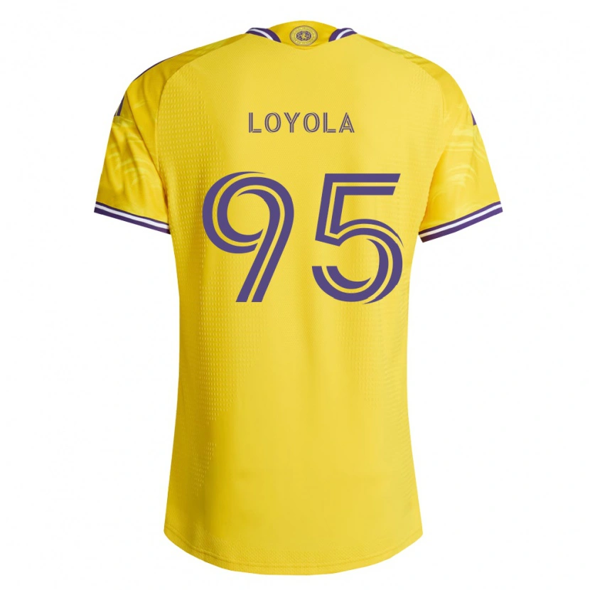 Danxen Herren Favian Loyola #95 Gelb Violett Auswärtstrikot Trikot 2026/27 T-Shirt Österreich