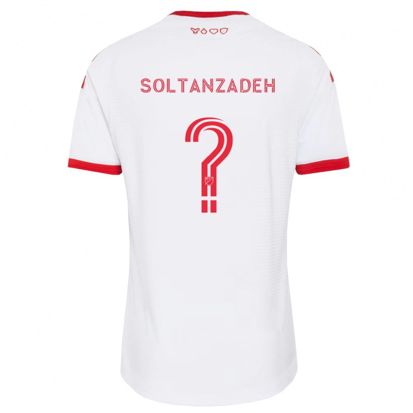 Danxen Herren Shayan Soltanzadeh #0 Weiß Rot Schwarz Auswärtstrikot Trikot 2026/27 T-Shirt Österreich