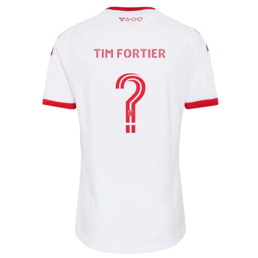 Danxen Herren Tim Fortier #0 Weiß Rot Schwarz Auswärtstrikot Trikot 2026/27 T-Shirt Österreich