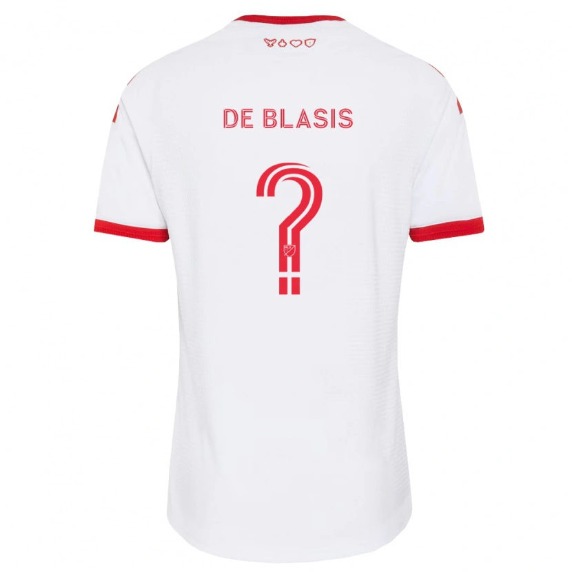 Danxen Herren Noah De Blasis #0 Weiß Rot Schwarz Auswärtstrikot Trikot 2026/27 T-Shirt Österreich