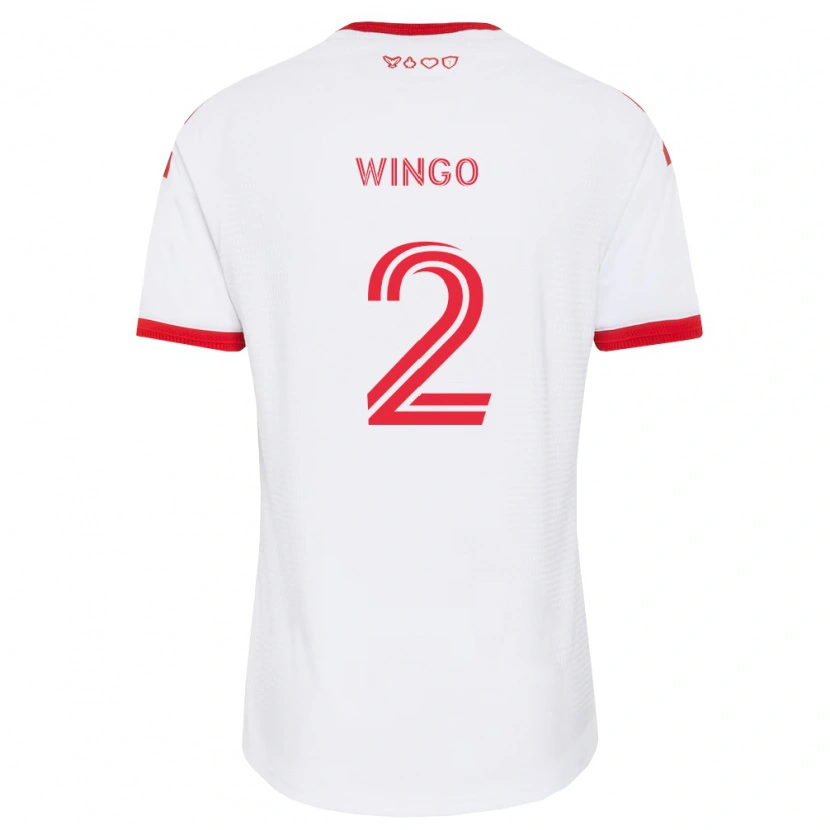 Danxen Herren Henry Wingo #2 Weiß Rot Schwarz Auswärtstrikot Trikot 2026/27 T-Shirt Österreich