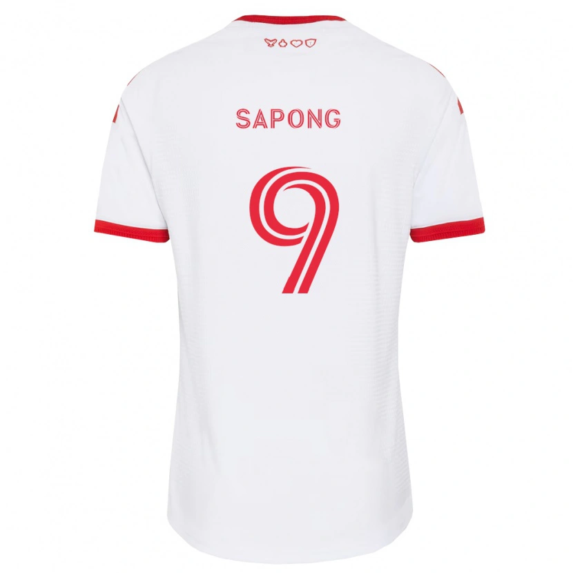 Danxen Herren C.j. Sapong #9 Weiß Rot Schwarz Auswärtstrikot Trikot 2026/27 T-Shirt Österreich