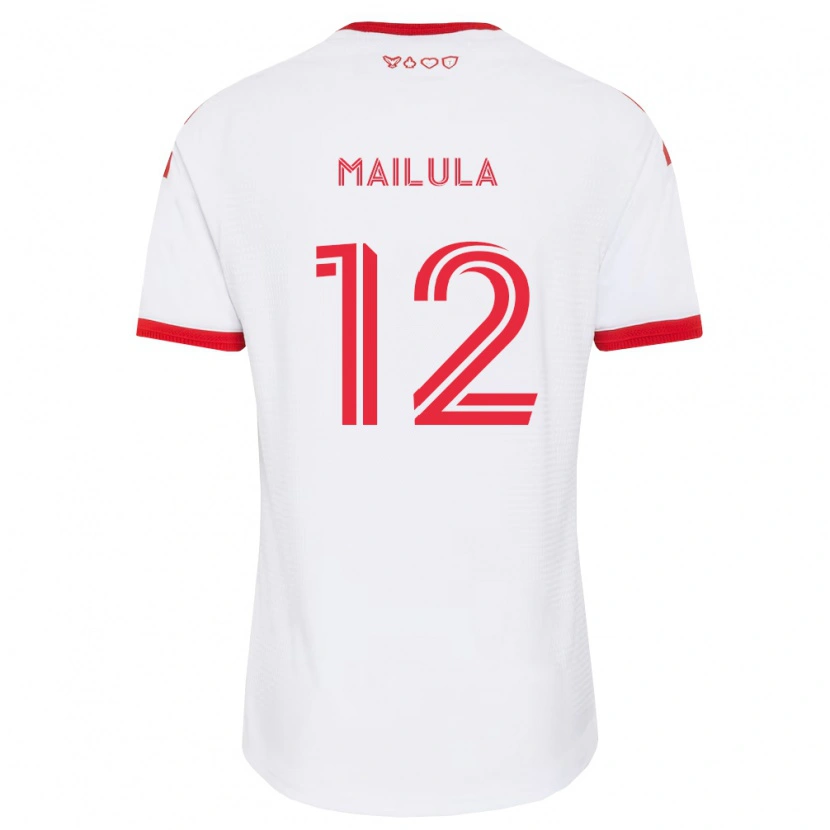 Danxen Herren Cassius Mailula #12 Weiß Rot Schwarz Auswärtstrikot Trikot 2026/27 T-Shirt Österreich