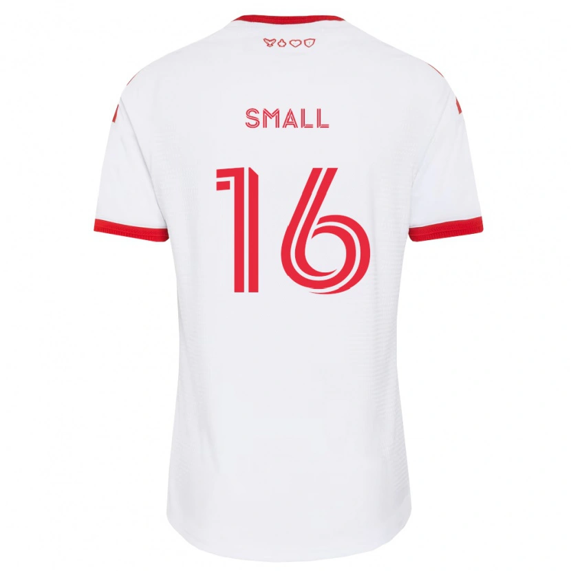 Danxen Herren Khaleel Small #16 Weiß Rot Schwarz Auswärtstrikot Trikot 2026/27 T-Shirt Österreich