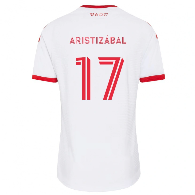 Danxen Herren Emilio Aristizábal #17 Weiß Rot Schwarz Auswärtstrikot Trikot 2026/27 T-Shirt Österreich