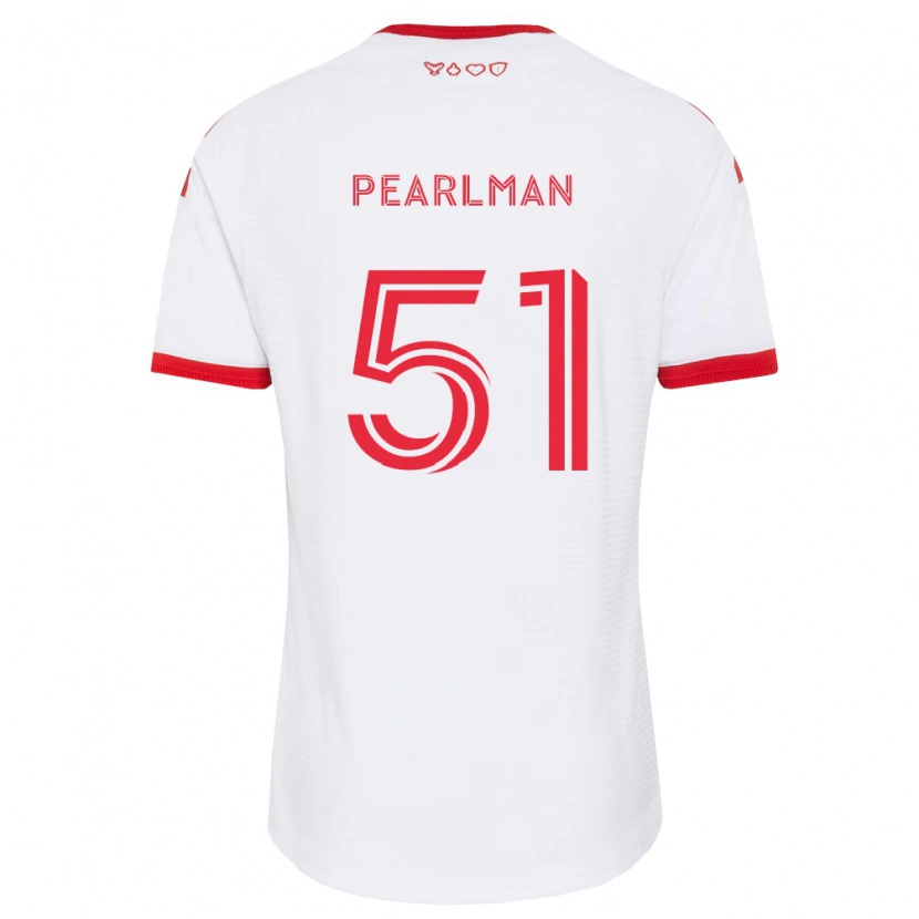 Danxen Herren Adam Pearlman #51 Weiß Rot Schwarz Auswärtstrikot Trikot 2026/27 T-Shirt Österreich