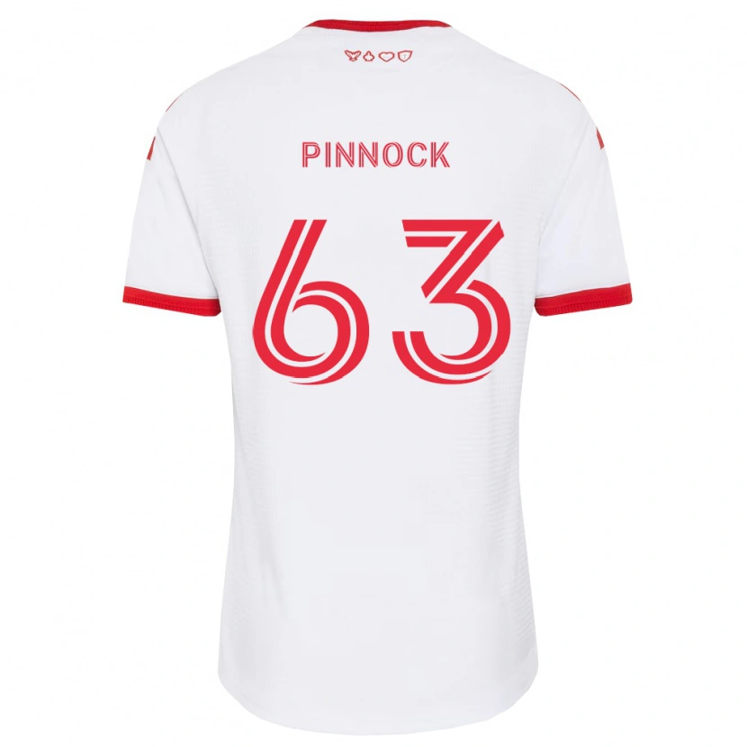 Danxen Herren Shyon Pinnock #63 Weiß Rot Schwarz Auswärtstrikot Trikot 2026/27 T-Shirt Österreich