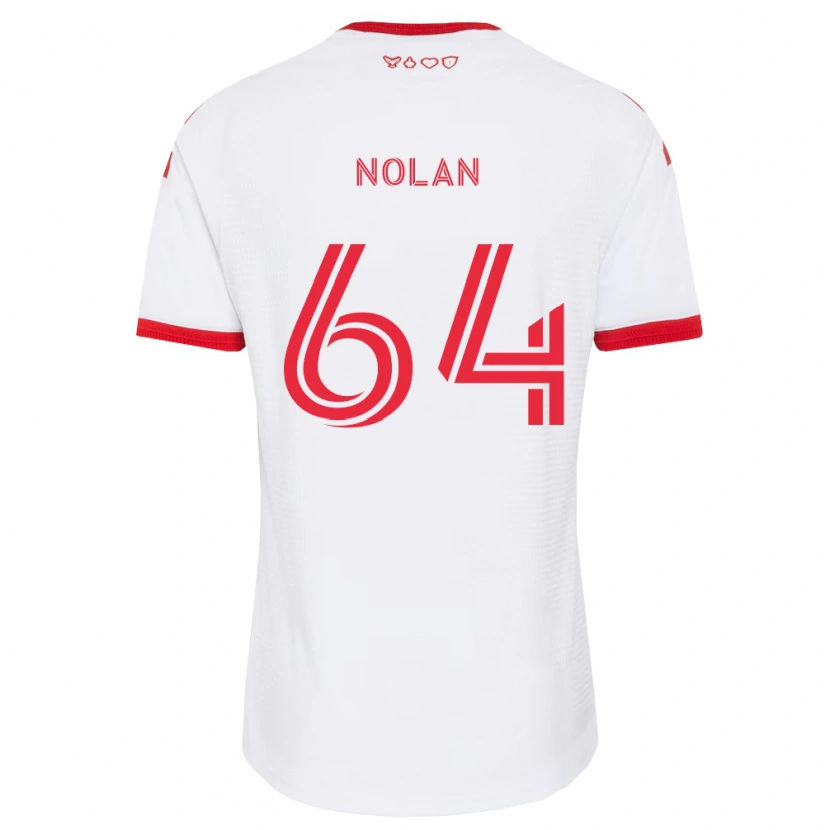 Danxen Herren Jahmarie Nolan #64 Weiß Rot Schwarz Auswärtstrikot Trikot 2026/27 T-Shirt Österreich