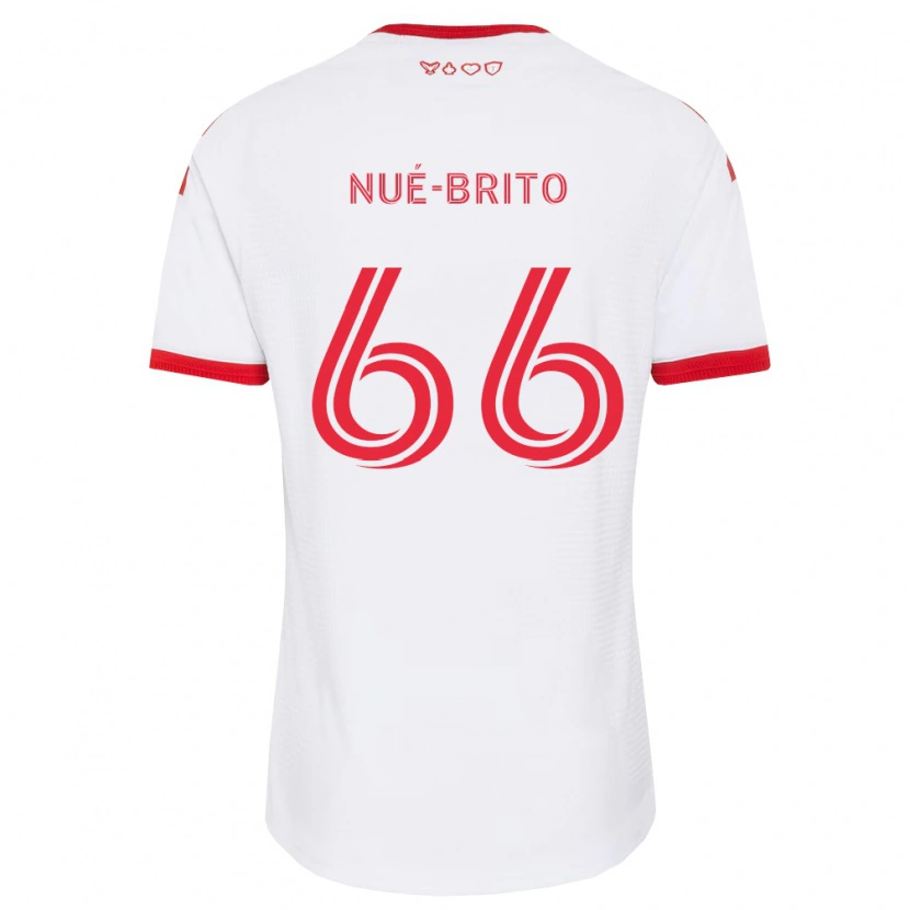 Danxen Herren Diego Nué-Brito #66 Weiß Rot Schwarz Auswärtstrikot Trikot 2026/27 T-Shirt Österreich
