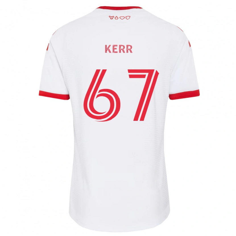Danxen Herren Kervon Kerr #67 Weiß Rot Schwarz Auswärtstrikot Trikot 2026/27 T-Shirt Österreich