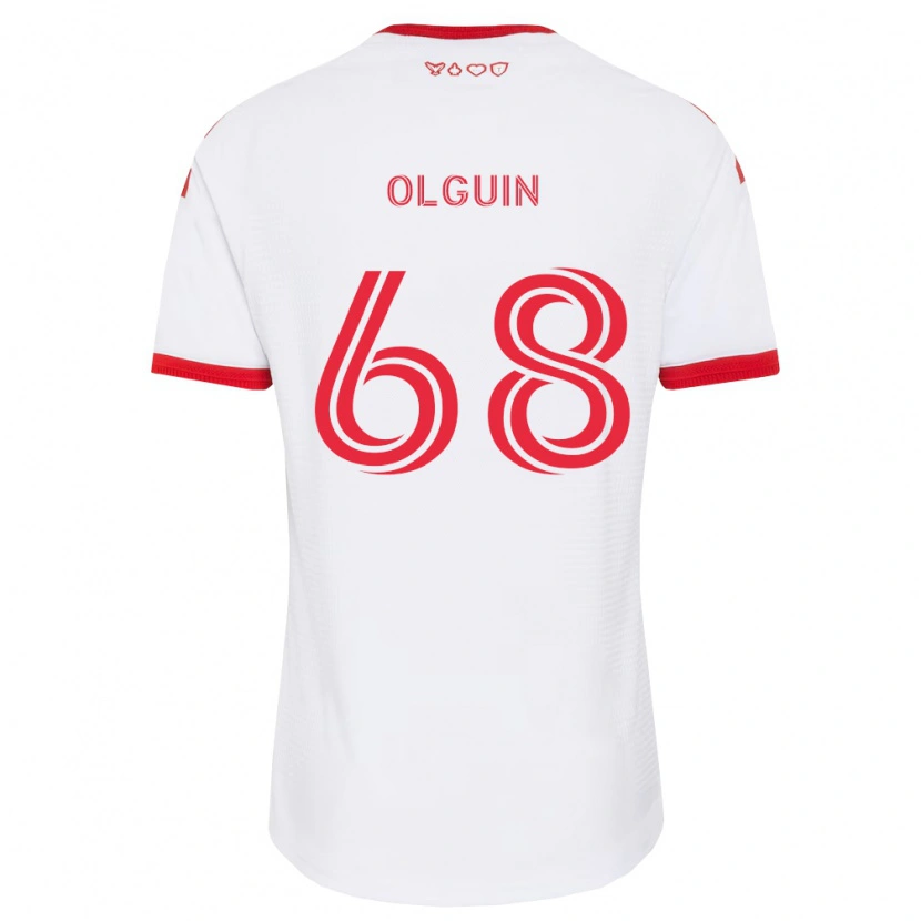 Danxen Herren Lucas Olguin #68 Weiß Rot Schwarz Auswärtstrikot Trikot 2026/27 T-Shirt Österreich