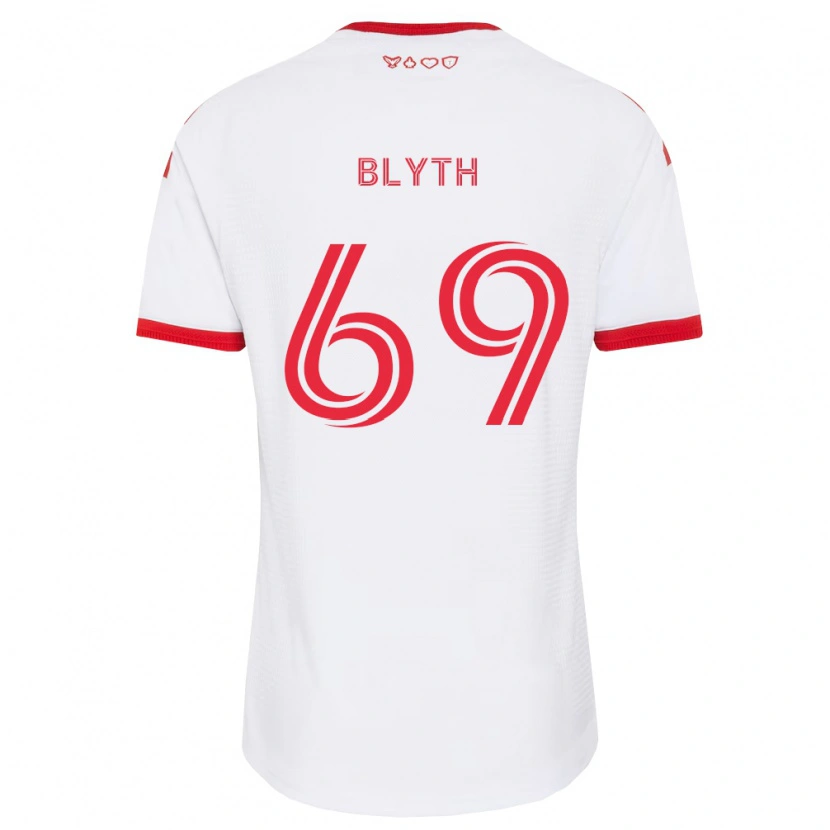 Danxen Herren Tristan Blyth #69 Weiß Rot Schwarz Auswärtstrikot Trikot 2026/27 T-Shirt Österreich