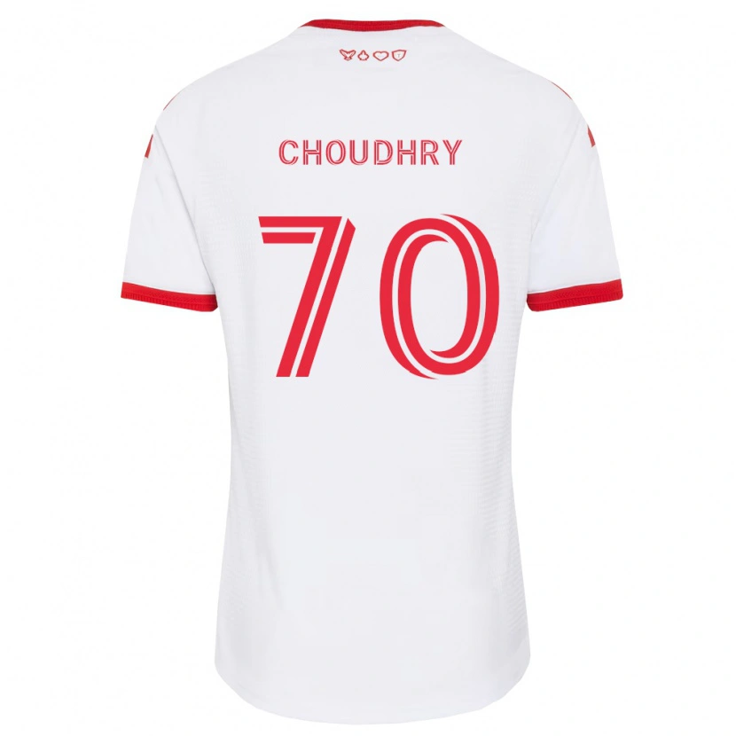 Danxen Herren Benjamin Choudhry #70 Weiß Rot Schwarz Auswärtstrikot Trikot 2026/27 T-Shirt Österreich