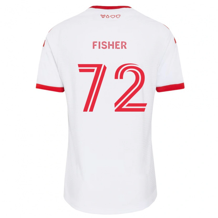 Danxen Herren Mark Fisher #72 Weiß Rot Schwarz Auswärtstrikot Trikot 2026/27 T-Shirt Österreich