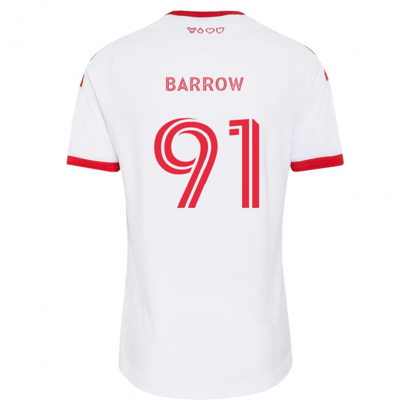 Danxen Herren Dékwon Barrow #91 Weiß Rot Schwarz Auswärtstrikot Trikot 2026/27 T-Shirt Österreich