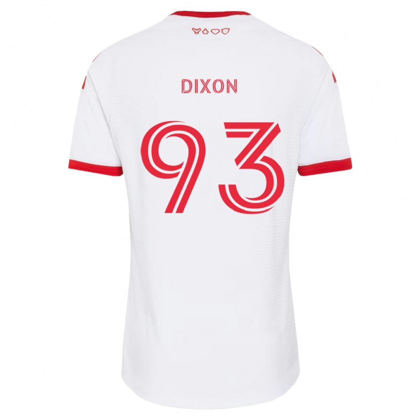 Danxen Herren Damar Dixon #93 Weiß Rot Schwarz Auswärtstrikot Trikot 2026/27 T-Shirt Österreich