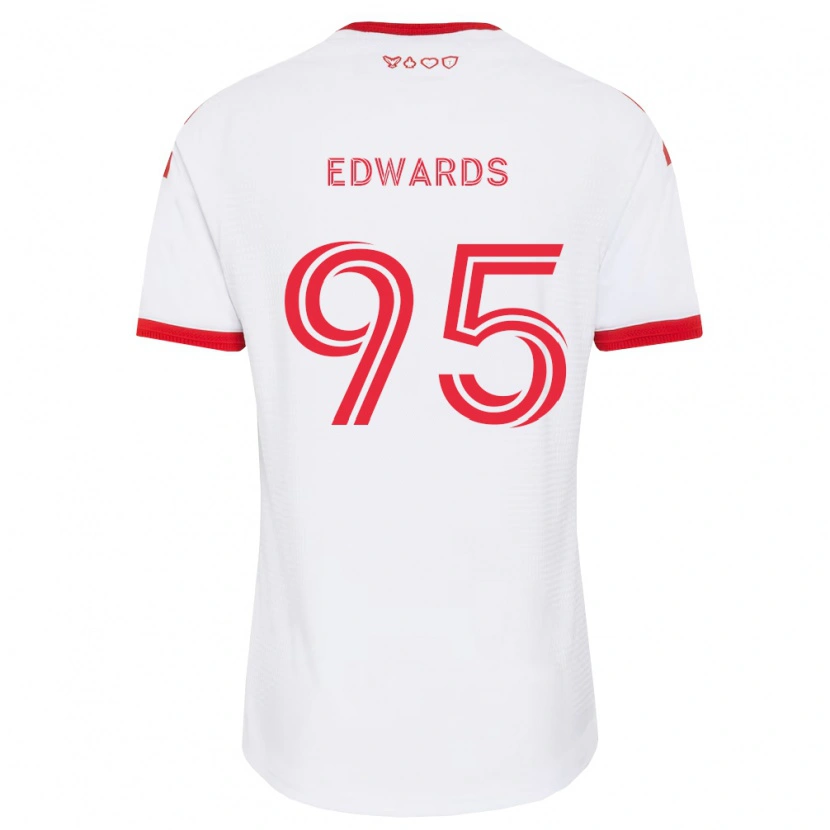 Danxen Herren Nathaniel Edwards #95 Weiß Rot Schwarz Auswärtstrikot Trikot 2026/27 T-Shirt Österreich