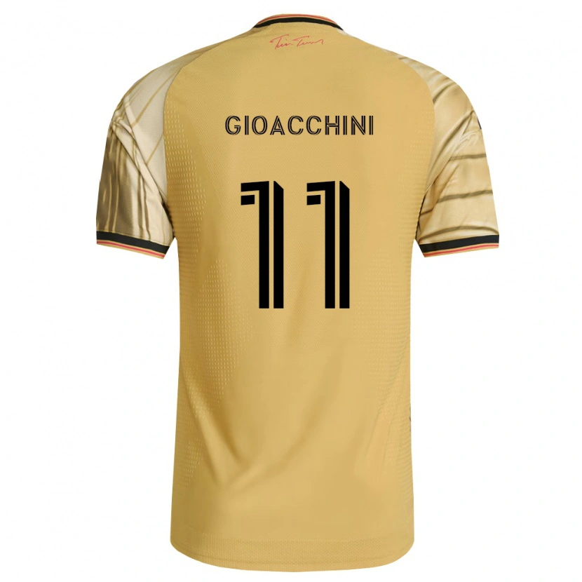 Danxen Herren Nicholas Gioacchini #11 Braun Gelb Schwarz Auswärtstrikot Trikot 2026/27 T-Shirt Österreich