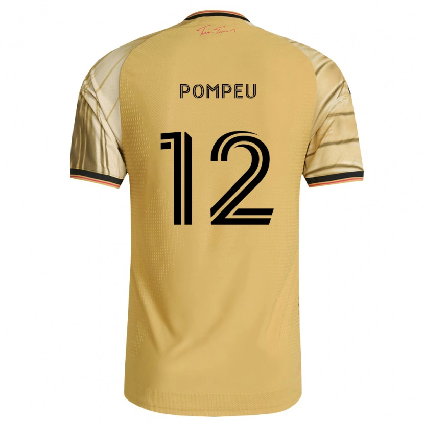 Danxen Herren Célio Pompeu #12 Braun Gelb Schwarz Auswärtstrikot Trikot 2026/27 T-Shirt Österreich