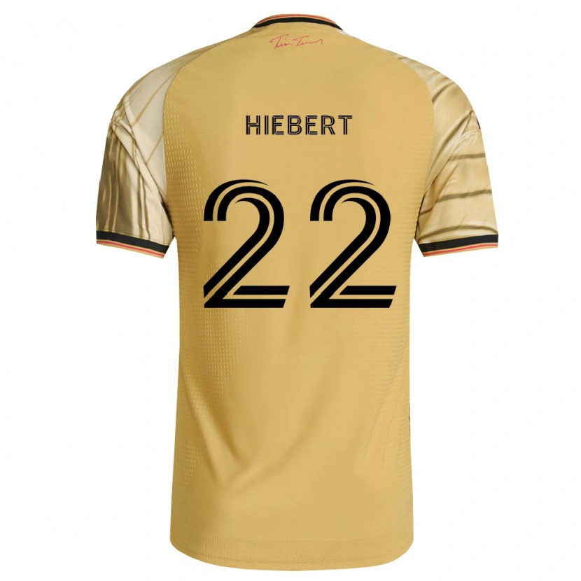 Danxen Herren Kyle Hiebert #22 Braun Gelb Schwarz Auswärtstrikot Trikot 2026/27 T-Shirt Österreich