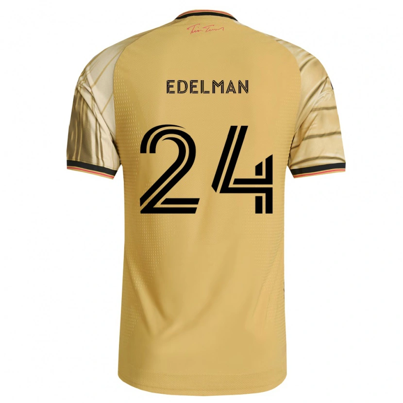 Danxen Herren Daniel Edelman #24 Braun Gelb Schwarz Auswärtstrikot Trikot 2026/27 T-Shirt Österreich