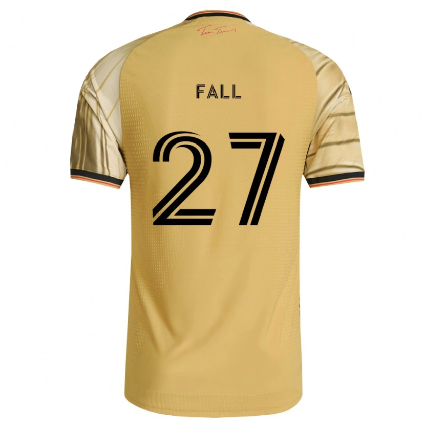 Danxen Herren Fallou Fall #27 Braun Gelb Schwarz Auswärtstrikot Trikot 2026/27 T-Shirt Österreich