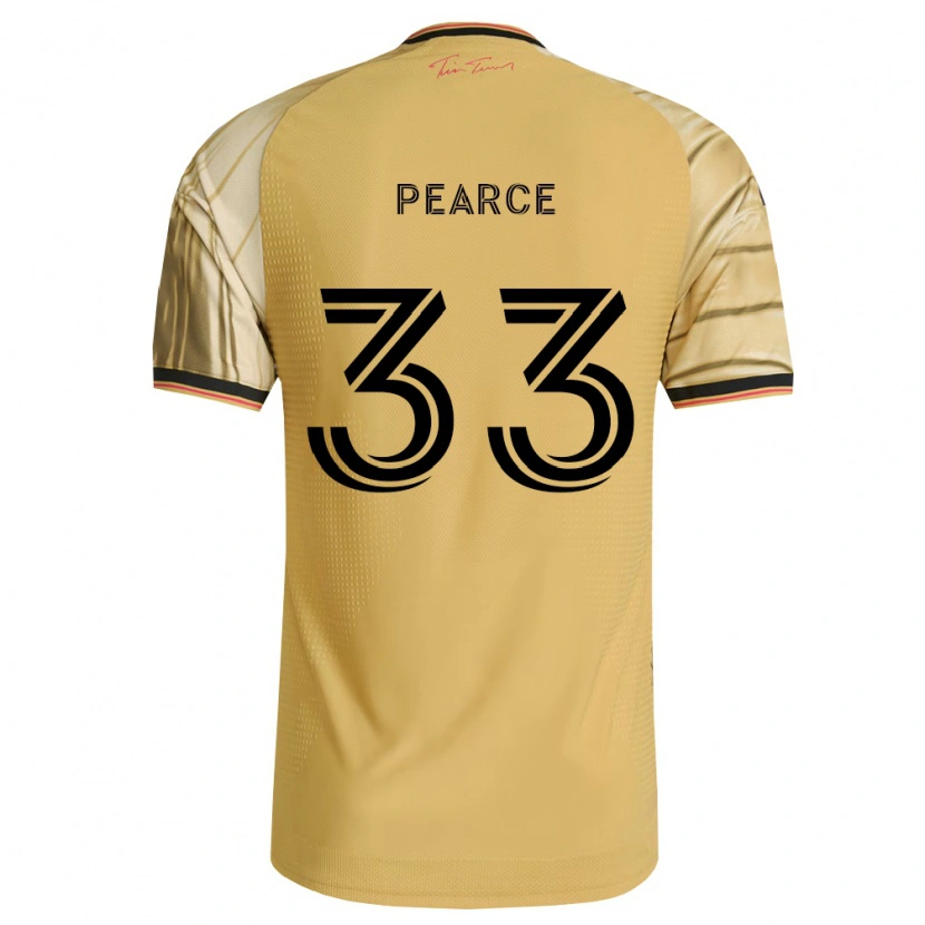Danxen Herren Tyson Pearce #33 Braun Gelb Schwarz Auswärtstrikot Trikot 2026/27 T-Shirt Österreich