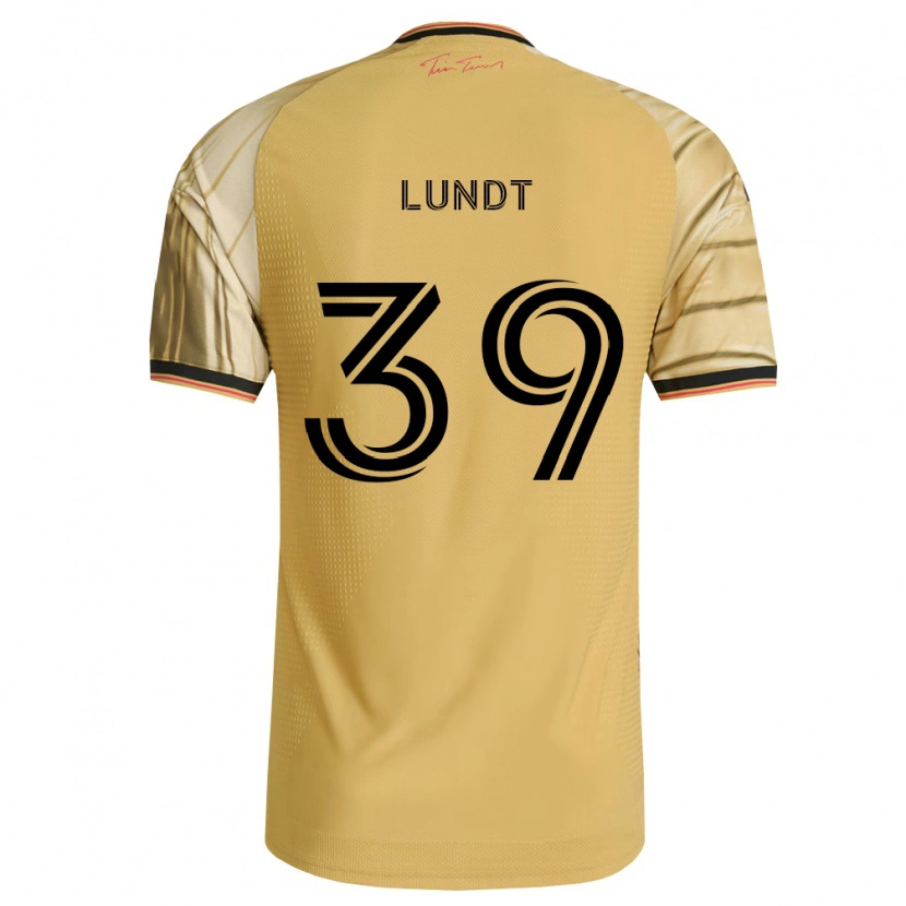 Danxen Herren Ben Lundt #39 Braun Gelb Schwarz Auswärtstrikot Trikot 2026/27 T-Shirt Österreich
