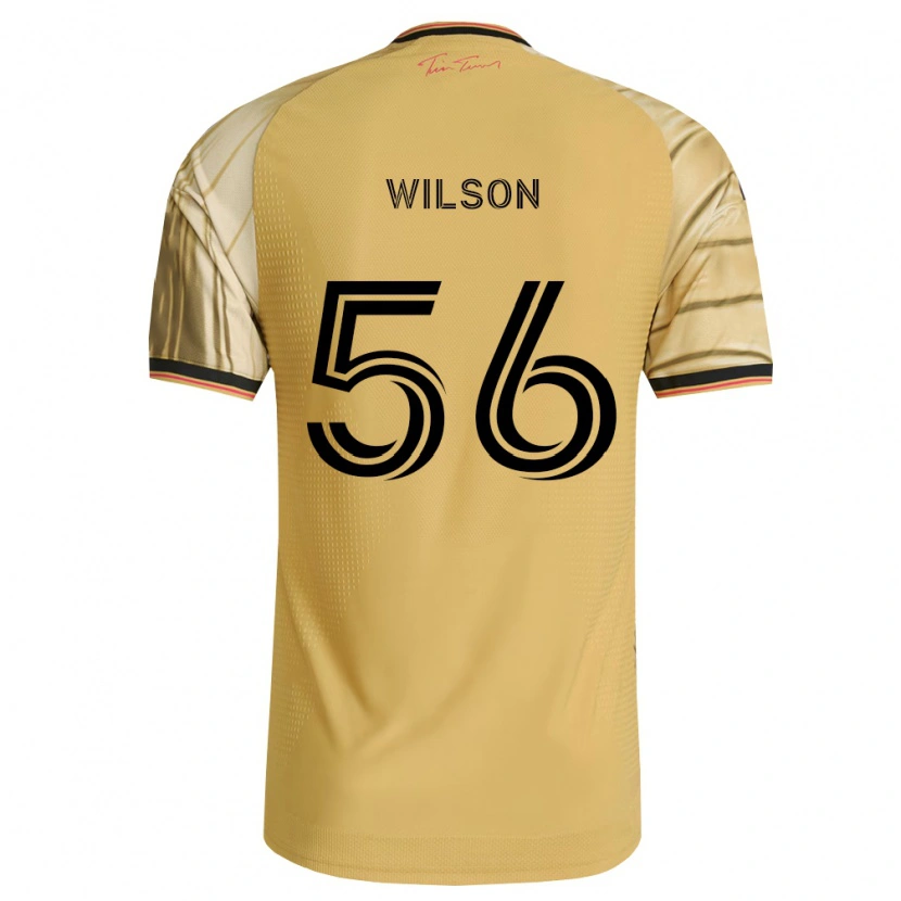 Danxen Herren Blake Wilson #56 Braun Gelb Schwarz Auswärtstrikot Trikot 2026/27 T-Shirt Österreich
