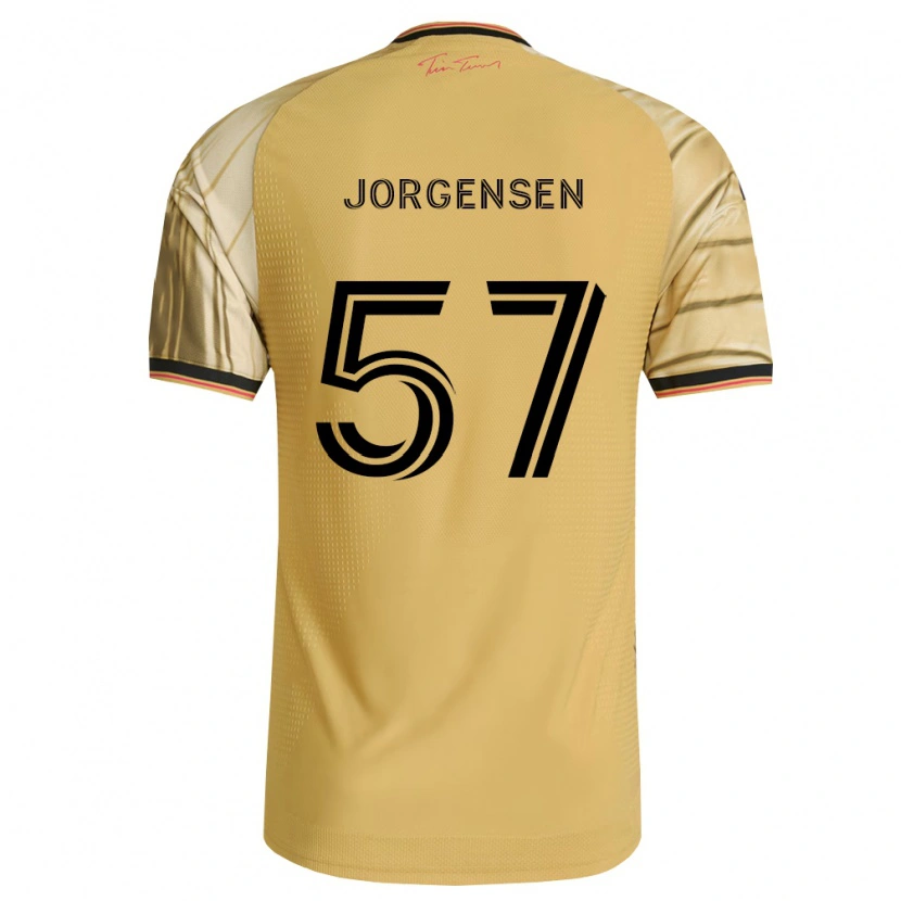 Danxen Herren Owen Jorgensen #57 Braun Gelb Schwarz Auswärtstrikot Trikot 2026/27 T-Shirt Österreich