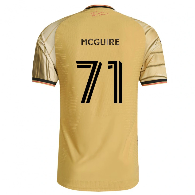 Danxen Herren Nolan Mcguire #71 Braun Gelb Schwarz Auswärtstrikot Trikot 2026/27 T-Shirt Österreich