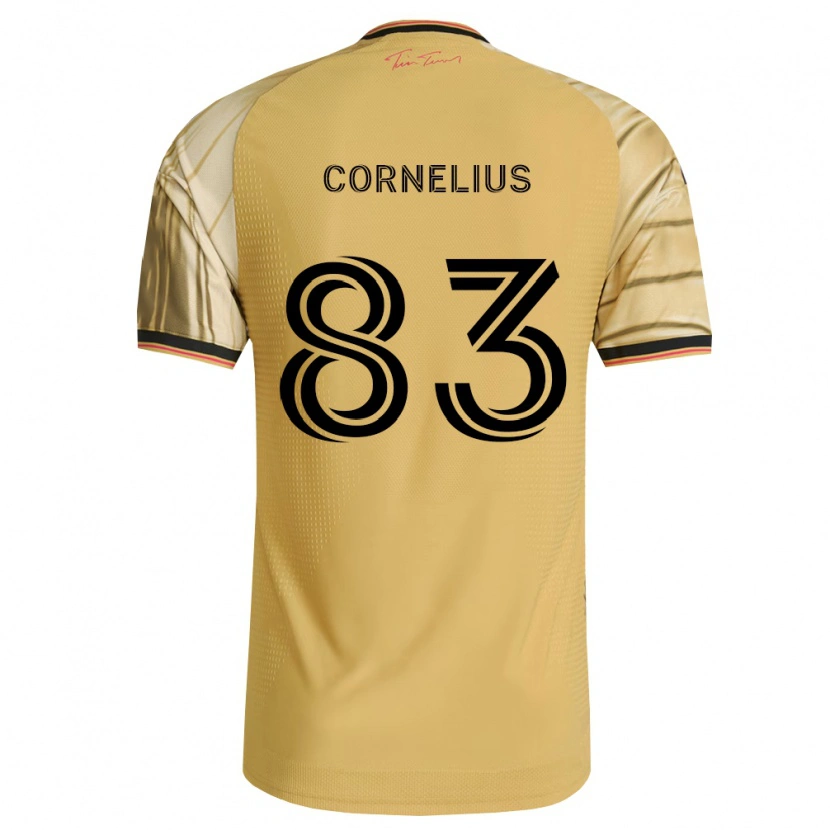 Danxen Herren Lorenzo Cornelius #83 Braun Gelb Schwarz Auswärtstrikot Trikot 2026/27 T-Shirt Österreich
