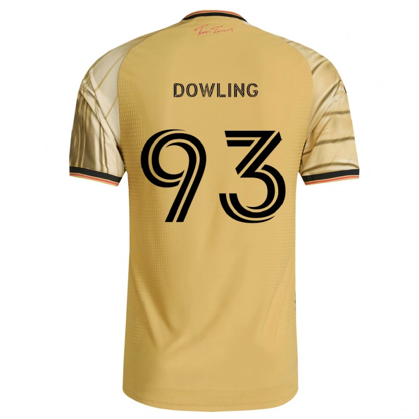 Danxen Herren Drew Dowling #93 Braun Gelb Schwarz Auswärtstrikot Trikot 2026/27 T-Shirt Österreich