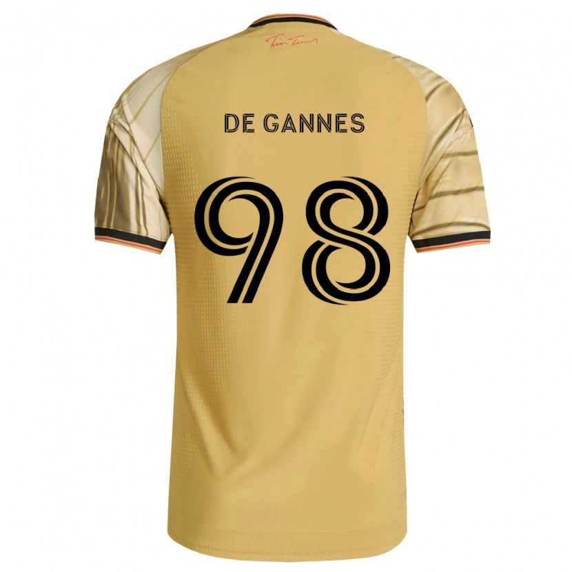 Danxen Herren Andrew De Gannes #98 Braun Gelb Schwarz Auswärtstrikot Trikot 2026/27 T-Shirt Österreich