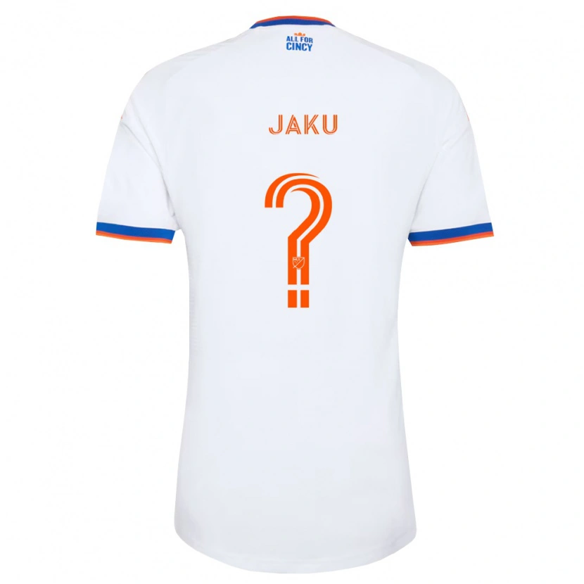 Danxen Herren John Jaku #0 Weiß Marineblau Orange Auswärtstrikot Trikot 2026/27 T-Shirt Österreich