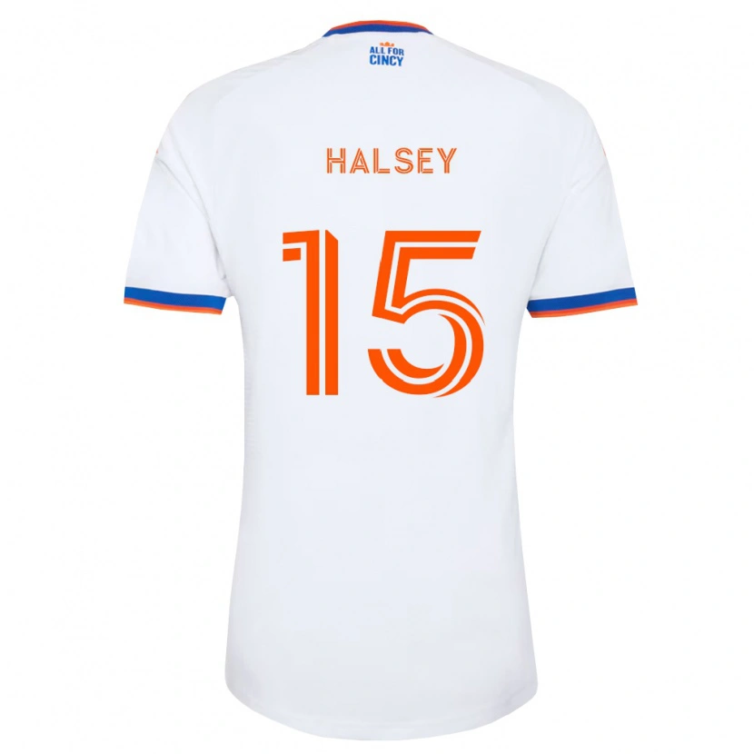 Danxen Herren Bret Halsey #15 Weiß Marineblau Orange Auswärtstrikot Trikot 2026/27 T-Shirt Österreich