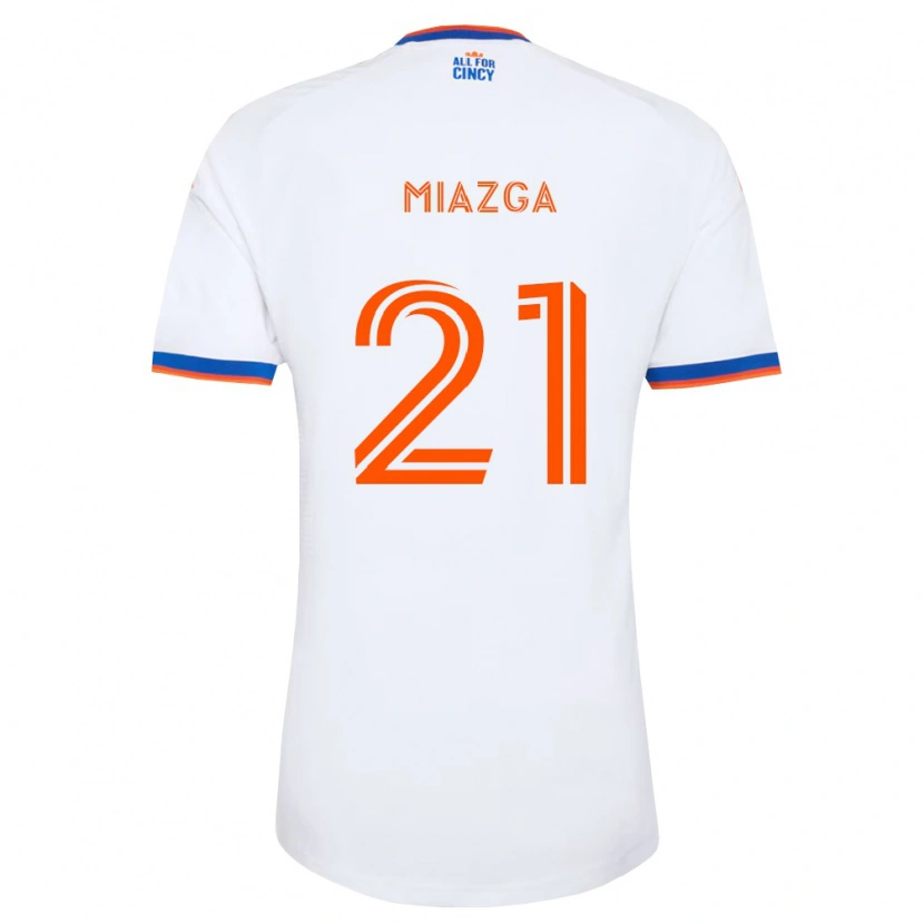 Danxen Herren Matt Miazga #21 Weiß Marineblau Orange Auswärtstrikot Trikot 2026/27 T-Shirt Österreich